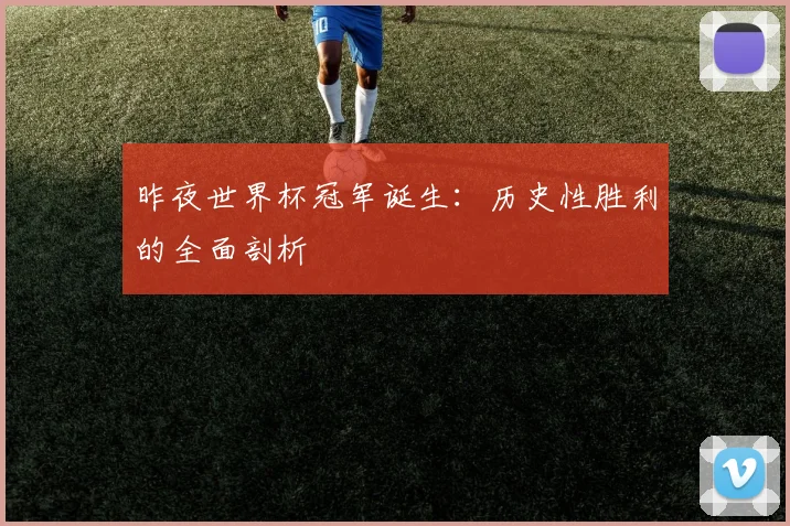 昨夜世界杯冠军诞生：历史性胜利的全面剖析
